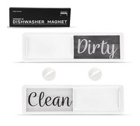 Realth Aimant de Lave Vaisselle Clean/Dirty Sign, Coulissant Lave - Vaisselle Aimant Décoration de Cuisine, Organisateur Cuisine pour Cuisine/Réfrigérateur/Linge