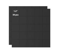 Realth Carrés Aimants Magnétiques Auto Adhésifs 30mm x 30mm, 50 Pcs