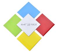 Realth Étiquettes Magnétiques Effaçables à sec 20 pièces 10 cm x 10 cm Multicolore Réutilisables Effaçables pour Aalle de Classe Maison Bureau Tableau Blanc Réfrigérateur Travaux Manuels (RML3530S)
