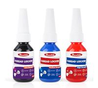 Realth Frein Filet | 10ml x 3 | Faible/Résistance Moyenne/Forte Résistance | Pour le Verrouillage et l'étanchéité des Fixations Filetées | Contre la Perte et les Fuites