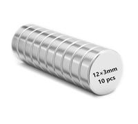 REALTH Lot de 10 blocs magnétiques en néodyme pour réfrigérateur, bureau, projets scientifiques, construction, enseignement et artisanat (MC1210)