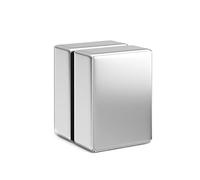 Realth Magnets Lot de 2 aimants rectangulaires puissants en néodyme pour réfrigérateur, porte de douche, entrepôt, travail ou bureau, projet scientifique, enseignement, bricolage (MC727)