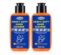 Realth Nettoyant Industriel Mains 2 Packs 200ml Orange Pâte Lave-Mains | avec Scrub Naturel et Crème Hydratant, Enleveur de Graisse Fort, pour Mécaniciens Garage & Travailleurs Industriels