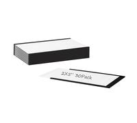 Realth Porte Étiquettes Magnétiques à Canal C 50.8MM X 127MM, 30 Pcs