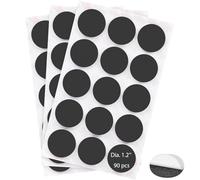 Realth Ronds Aimants Magnétiques Auto Adhésifs 90 pièces 30mm Peler et Coller pour Cuisine Réfrigérateur Artisanat DIY (MSQ3090)