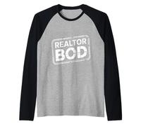 Realtor BOD Real Estate Agent Fitness Routine Gym - Manche Raglan