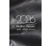 Realtor Planner 2026 | Real Estate Sales & Client Organizer | Daily Agenda for Realtors - Onyx Edition: Daily Sales Tracker, CRM for Clients, Marketing Tasks, Yearly Goals & Motivation