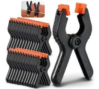 Realure Pince à Ressort, Pinces Clips, Nylon Photo Pince de Serrage Serre-joints pour Travaux du Bois et Studio de Photographie, Création ou Utilisation à Domicile (25 Pcs-2 Pouces)