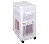 REALUSE Tour de rangement tiroir du bas 7/12/25 l (Transparent) (Import Royaume Uni)