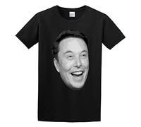 realx Man's T-Shirt Elon Musk S-3XL Black Black L