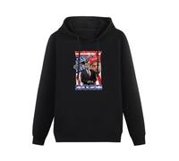 realx West 2020 Kanye Hoody Hoodie Funnya Election Campaign Vote for President Retro Black XL