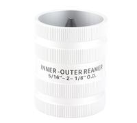 Reamer de tube en acier inoxydable | 3 Angle Scraper DeBurr & Chaffer Tool 5/16 "à 2-1/8" O.D | Éliminateur efficace de bavures de tube pour cuivre/aluminium/tuyaux durs