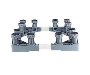 reamhome 1 support de machine à laver universel mobile pour réfrigérateur, anti-vibrateur, base mobile réglable pour sèche-linge et réfrigérateur