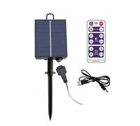 reamhome 1200 mAh Panneau Solaire Kit Boîte de Contrôle Batterie Au Lithium Panneau pour 3.7V 24V LED Chaîne Bande Lampe DC Charge