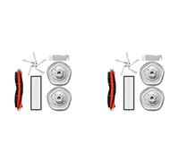 reamhome Lot de 2 brosses latérales pour robots et serpillères robots autonettoyants Bot W10 W10 Pro