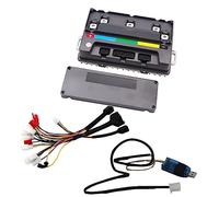 reamhome Pièces de Rechange pour EM50SP 7255S 55A 1KW2Kw Brushless DC Controller QS Motor Intelligent Controller Of Electric Motorcycle Scooter Black