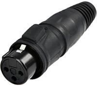 Rean AV RCX3F-Z-001-1 XLR femelle, droit Nombre de pôles: 3