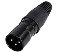 Rean AV RCX3M-Z-001-1 XLR mâle, droit Nombre de pôles: 3