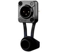 Rean AV RRX3M-Z-012-1 XLR embase mâle Nombre de pôles: 3 noir