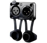 Rean AV RRX3MF-Z-012-0 XLR embase mâle, embase femelle Nombre de pôles: 3 noir 100 pc(s)