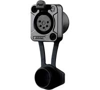 Rean AV RRX5F-Z-012-0 XLR embase femelle Nombre de pôles: 5 noir 100 pc(s)