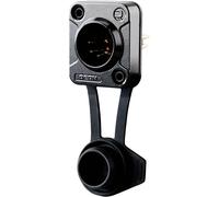 Rean AV RRX5M-Z-012-0 XLR embase mâle Nombre de pôles: 5 noir 100 pc(s)