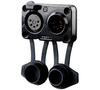 Rean AV RRX5MF-Z-012-0 XLR embase mâle, embase femelle Nombre de pôles: 5 noir 100 pc(s)