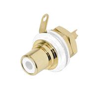 Rean by Neutrik REAN - FICHE DE MONTAGE CINCH (RCA) - CONTACTS DORES - BLANC