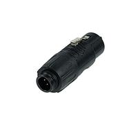 Rean Neutrik Adaptateur audio 3 broches XLR femelle vers mini XLR solide avec contacts plaqués or