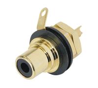 REAN NYS367 Prise jack avec connecteurs plaqués or et code couleur