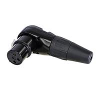 Rean RC3FR-B Connecteur XLR Angle Droit 3 Broches 1pc