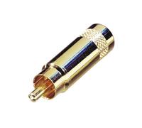 Rean RF2C-AU-0 Connecteur RCA Prise Plaqué Or 1Pc