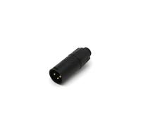 Rean Tiny - Adaptateur Xlr Mâle Vers Xlr Mâle - Noir