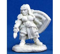 REAPER 1 x Freja FANGBREAKER Nain Bones Figurine pour Jeux de Roles Plateau - 77073