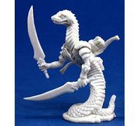 REAPER 1 x Guerrier Homme Serpent Bones Figurine pour Jeux de Roles Plateau - 77153