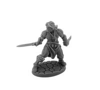 REAPER 1 x HYBORIAN Hero Miniature Bones USA Dungeon Dwellers - Tabletop Figurine Role Playing Game Jeux de Role - 7116