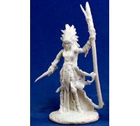 REAPER 1 x LIELA Mage ELF Noir Bones Figurine pour Jeux de Roles Plateau - 77121