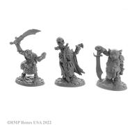 REAPER 3 x Goblin Elites (77713) Miniature Bones USA Dungeon Dwellers - Tabletop Figurine Role Playing Game Jeux de Role - 7046