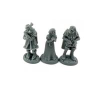 Reaper Miniatures 3 x Townsfolk: Captives Bones USA Dungeon Dwellers - Tabletop Figurine Role Playing Game Jeux de Role - 7111