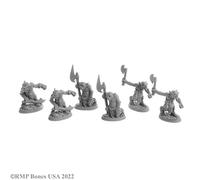 REAPER 6 x Goblin Raiders Miniature Bones USA Dungeon Dwellers - Tabletop Figurine Role Playing Game Jeux de Role - 7043