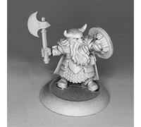 Reaper Borin Ironbrow, Dwarf Fighter - Figurine miniature 25 mm - Fantaisie - Blanc - Alliage, Plastique - Age 16+