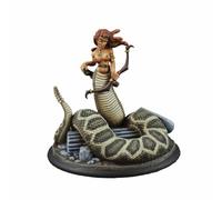 REAPER Greater Medusa Figurine héroïque miniature en forme d'os Noir 25 mm