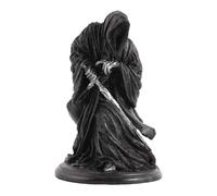Reaper Grim Statue Résine - Statue Faucheuse Grim, Statue Debout Scythe, Reaper Grim Statue Décoration avec Scythe, Reaper Grim Maison Hantée Décor, Mort Sainte Mort Gothique Reaper Grim Statue