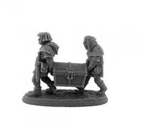 Reaper Miniatures 1 x Henchmen: Henchmen and Chest Bones USA Dungeon Dwellers - Tabletop Figurine Role Playing Game Jeux de Role - 7113