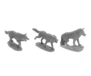 Reaper Miniatures 3 x Wolf Pack Bones USA Dungeon Dwellers - Tabletop Figurine Role Playing Game Jeux de Role - 7038