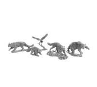 Reaper Miniatures 5 X Animal Companions (77216) Bones Usa Dungeon Dwellers - Tabletop Figurine Role Playing Game