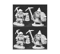 Reaper Miniatures Nwarven Miners 4P 06040 Dark Heaven Army Packs non peints Mini