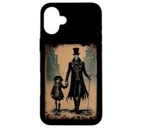 Reaper of Death se Fait des Amis dans Une Rue de la Ville Victorienne Coque pour iPhone 16 Plus