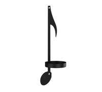 Reapyyt 1 PièCe Bougeoir Note de Musique Noir Note de Musique Applique Murale Art Vintage Style Note de Musique Bougeoirs Fer Style 2