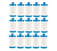 Reapyyt 15Pcs Filtre à Eau Antirouille Impureté Ménage Sédiments Lave-linge Chauffe-eau Douche Filtre D'eau Robinet Avant Résistant Bleu &